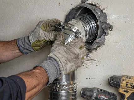 Dryer Vent Hose Installation in Bristol