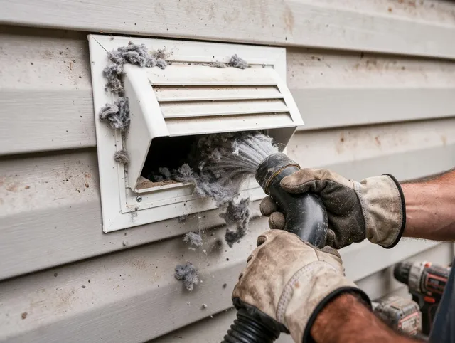 Professional dryer vent cleaning by Bristol Dryer Vent Cleaning in Bristol