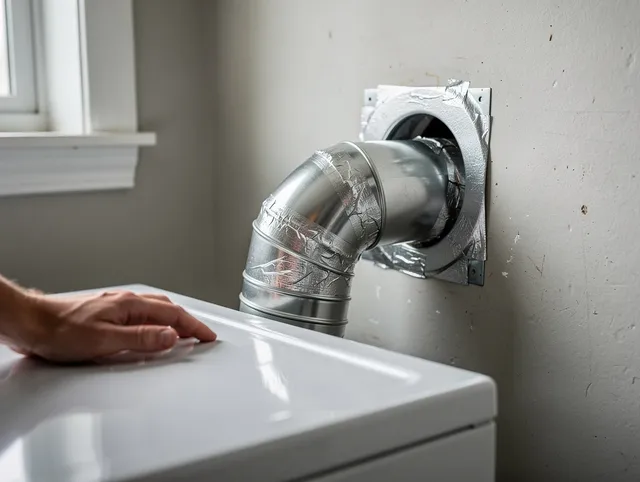Bristol Dryer Vent Cleaning expert performing professional dryer vent repair and installation in Bristol